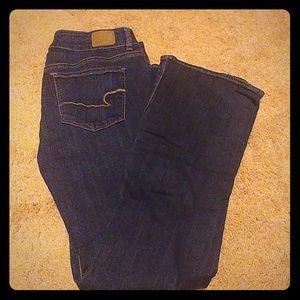 Sz 8 Hi-rise Artist Flare American Eagle Jeans